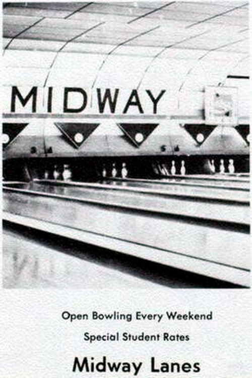 Midway Lanes - 1973 Coldwater Yearbook Ad (newer photo)